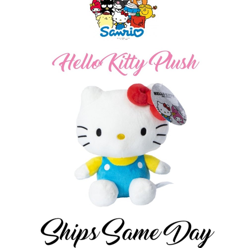 Official Sanrio Hello Kitty Ultra Soft Plush 8" Kawaii Love Fun - NEW